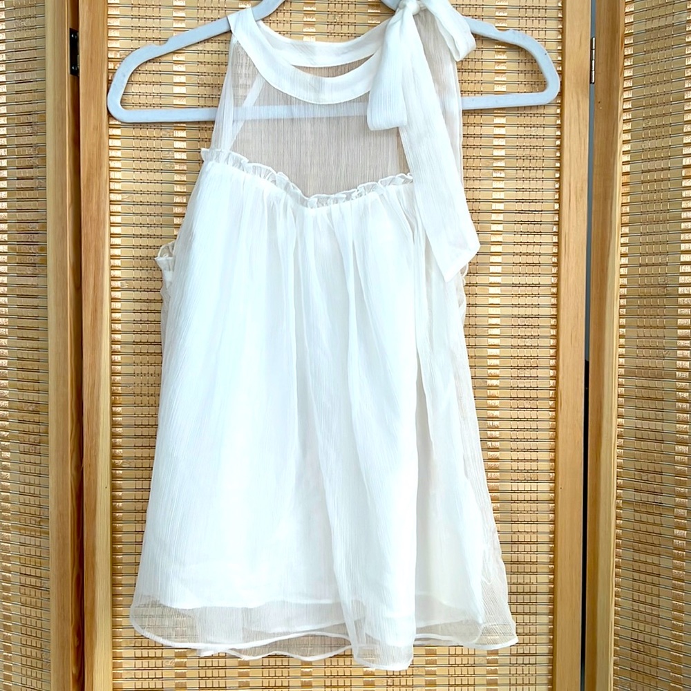 White summer blouse